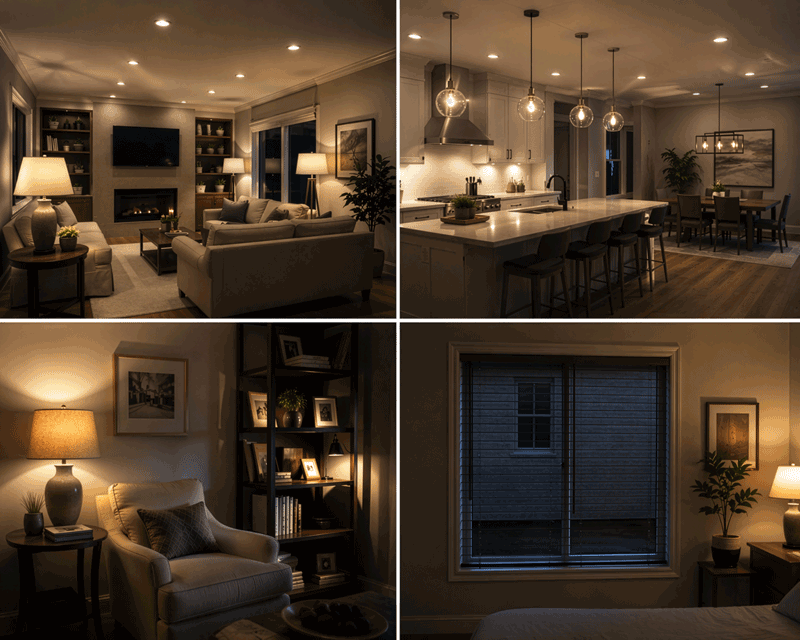 Examples of common residential lighting problems